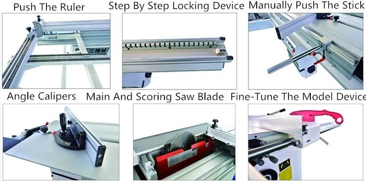 Factory Price 1600/2800/3200 mm Woodworking Cutting Sliding Table Saw Panel Saw for Sale