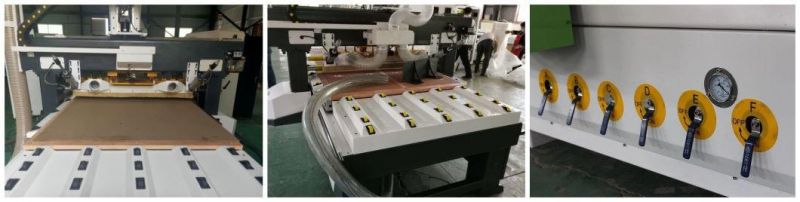 3D Multi Head CNC Wood Cutting and Drilling Machine