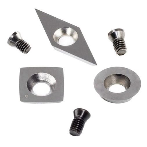 Tungsten Carbide Square Blade Cutters Inserts for Wood Turning Working Lathe Machine Tool Parts