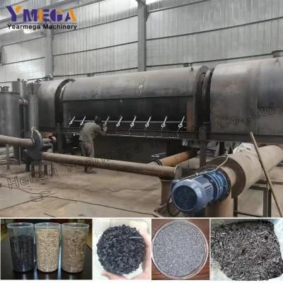 Smoke-Free Bamboo Chips Rice Husk Wood Chips Charcoal Making Furnace