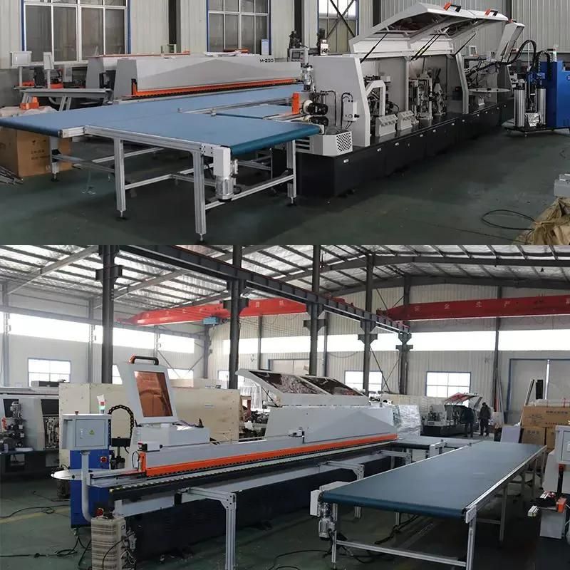 PVC MDF PUR Edge Trimmer Machine Edge Banding Automatically Woodworking Machinery with Feeding Speed