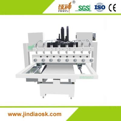 Great Jd2512 /2515 /2012 8 /10 /12 Heads 3D Rotary 4 Axis CNC Rotary Machine