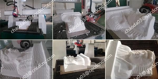 Electric CNC Carving Router for 3D Wooden Statue Milling