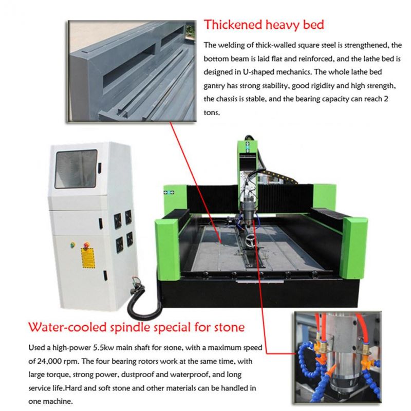 Professional Cheap Marble Granite Cutting Machine CNC Router Stone Carving Engraving Machine