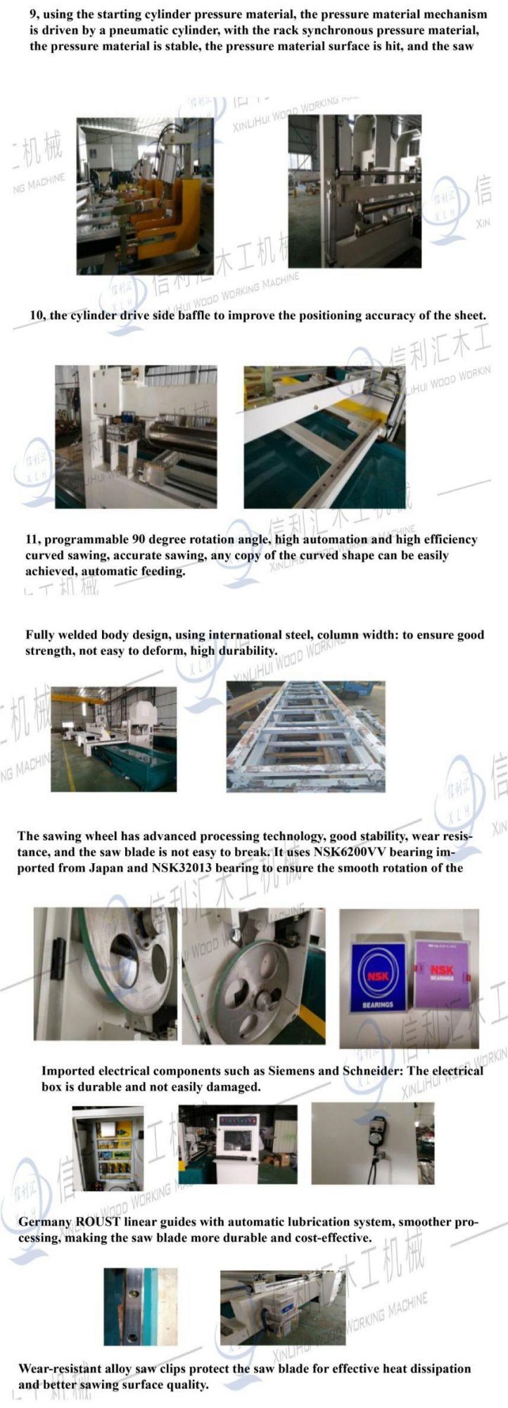 Wood Timber Scroll Curve Cutting Machine CNC Vertical Bandsaw for Wood Band Sawing Machine (Vertical Band Saw) Chipboard Panel, MDF Board, Scie a Ruban