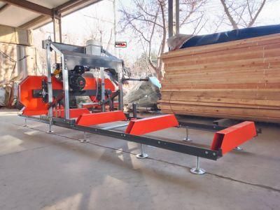 Sawmill Sawmill Horizontal Diesel Log Portable Band Sawmill for Wood Cutting