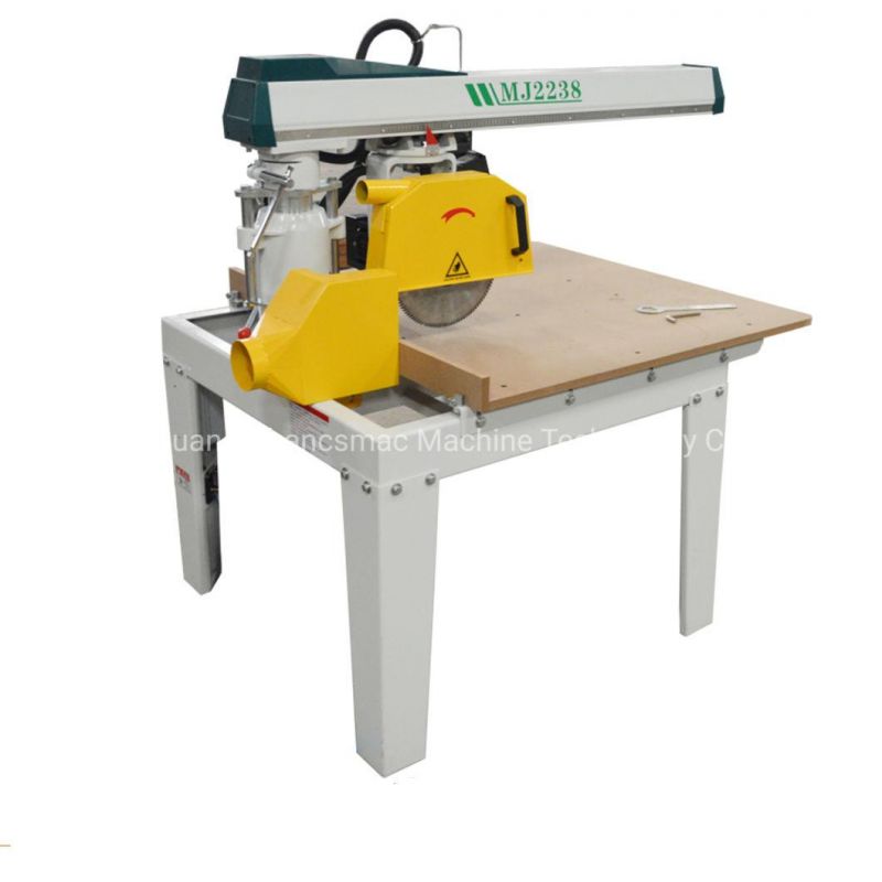 China Woodworking Cutting Radial Arm Saw with 600mm, 800mm, 900mm Wide Working