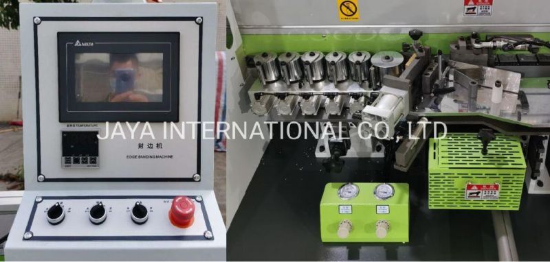 ZICAR Woodworking heavy duty high speed PVC edge banding machine with corner round trimming MF50F automatic edge bander MF50F