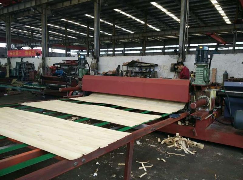 Automatic Wood Core Veneer Peeling Machine 4FT 1300 mm Veneer Peeling Lathe Production Line