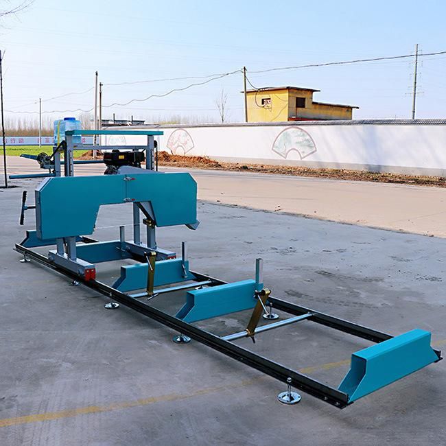 15HP Gasoline Engine Portable Sawmill with 4m Trailer