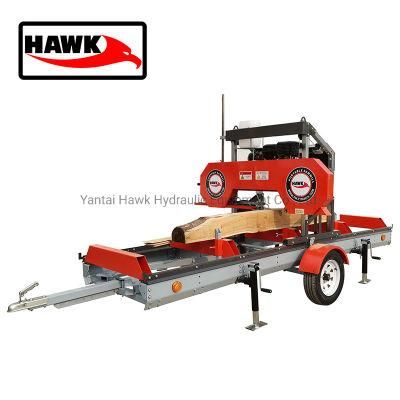 Wood Working Electrical Bandsaw Saw Mill with Portable Sawmill