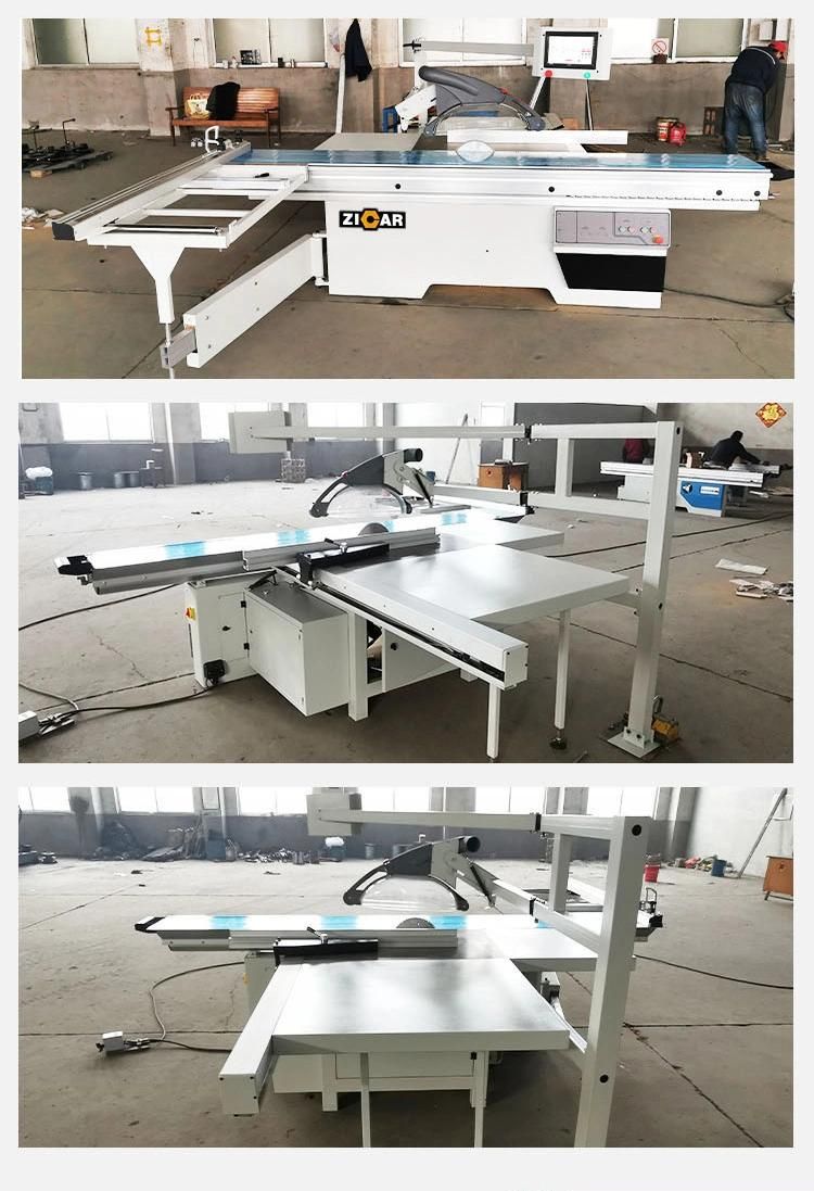 ZICAR woodworking wood cutting saw machine automatic cnc sliding table panel saw