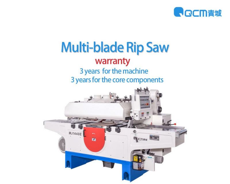 Woodworking Machinery Multi Blade Rip Saw Log Wood Cutting Table Sawing Machine Made In China MJ1440E Multiple Circular Ripsaw Sierra