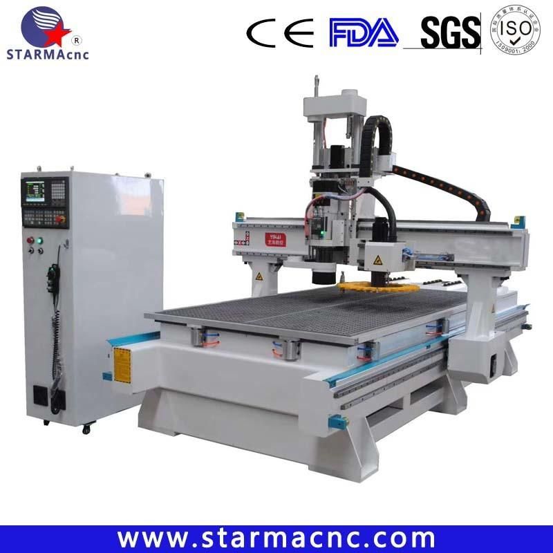 China Carousel Automatic Tool Changer Atc Wood CNC Router Woodworking Cutting Machine Supplier 1325 2030 2040