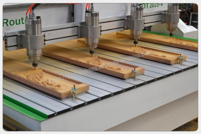 Woodworkig Machinery Double Head Multi Spindle Wood CNC Router CNC Carving Machine