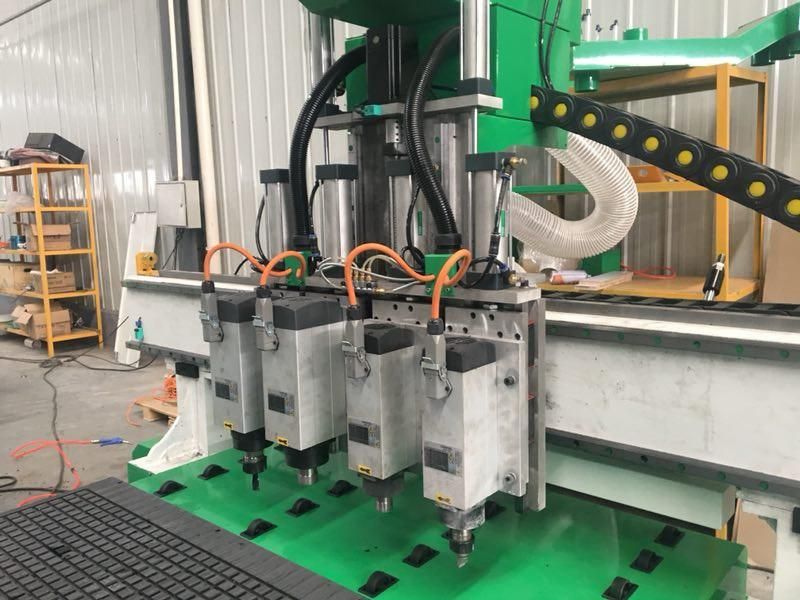 China Factory 9kw Hqd Spindle Automatic Tool Change Working 4 Axis CNC Router