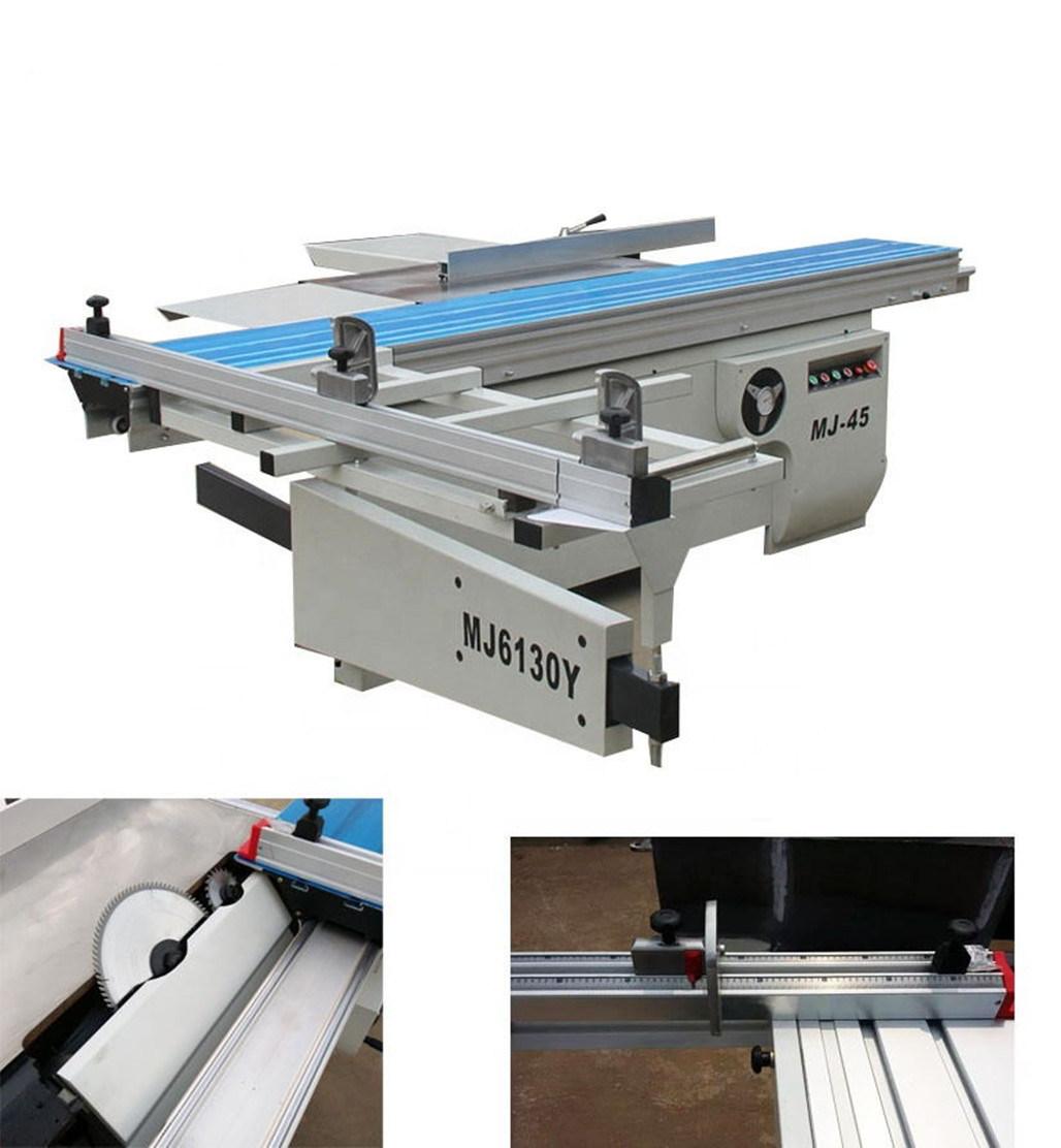 Fast Speed 45/90 Degree Precision Wood Cutting Slide Table Saw Machine