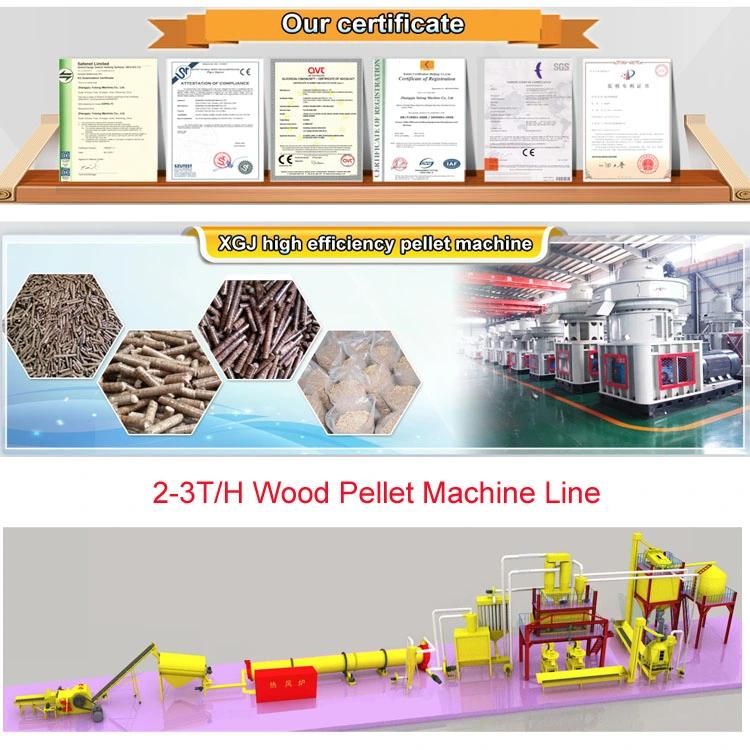 Ce Approved 2.5-3.5t/H Wood Pellet Machine with Vertical Ring Die