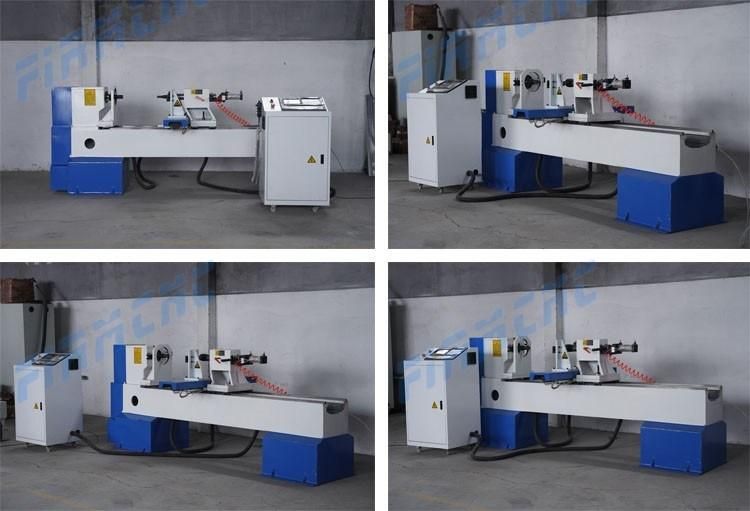 Automatic Wood Turning CNC Wood Lathe Machine for Furniture Legs Baseball Bat