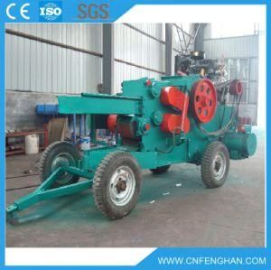 Ly-316D Mobile Tree Crusher Diesel Engine Stump Shredder Wood Chipper