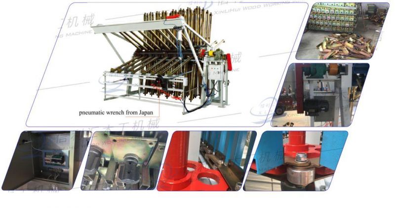 Air Pressure Butt Joint Machine Furniture Manufacturing Wood Board Jointer Machine / Panel Furniture Puzzle Machine of Cold Hot Adhesive Glue