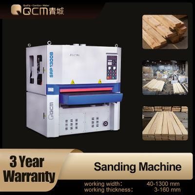 Woodworking Machinery 1300 Wide Belt Sanding Machine Wood Sander