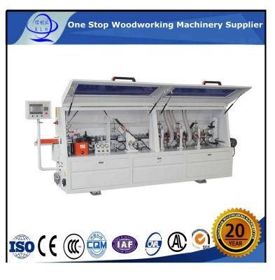 Automatic MDF PVC Edge Banding Machine Automatic Through Feed Edge Banding Machine with Length Trimmer/ Thickness Trimmer/ Radius Corner Trimmer