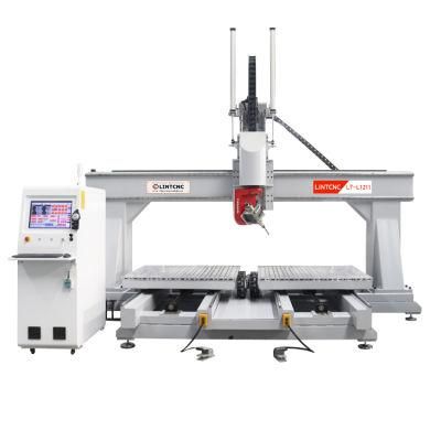 5 Axis 1211 1212 5 Axis CNC Router Milling 5 Axis CNC Router Machine for Foam Wood Plastic