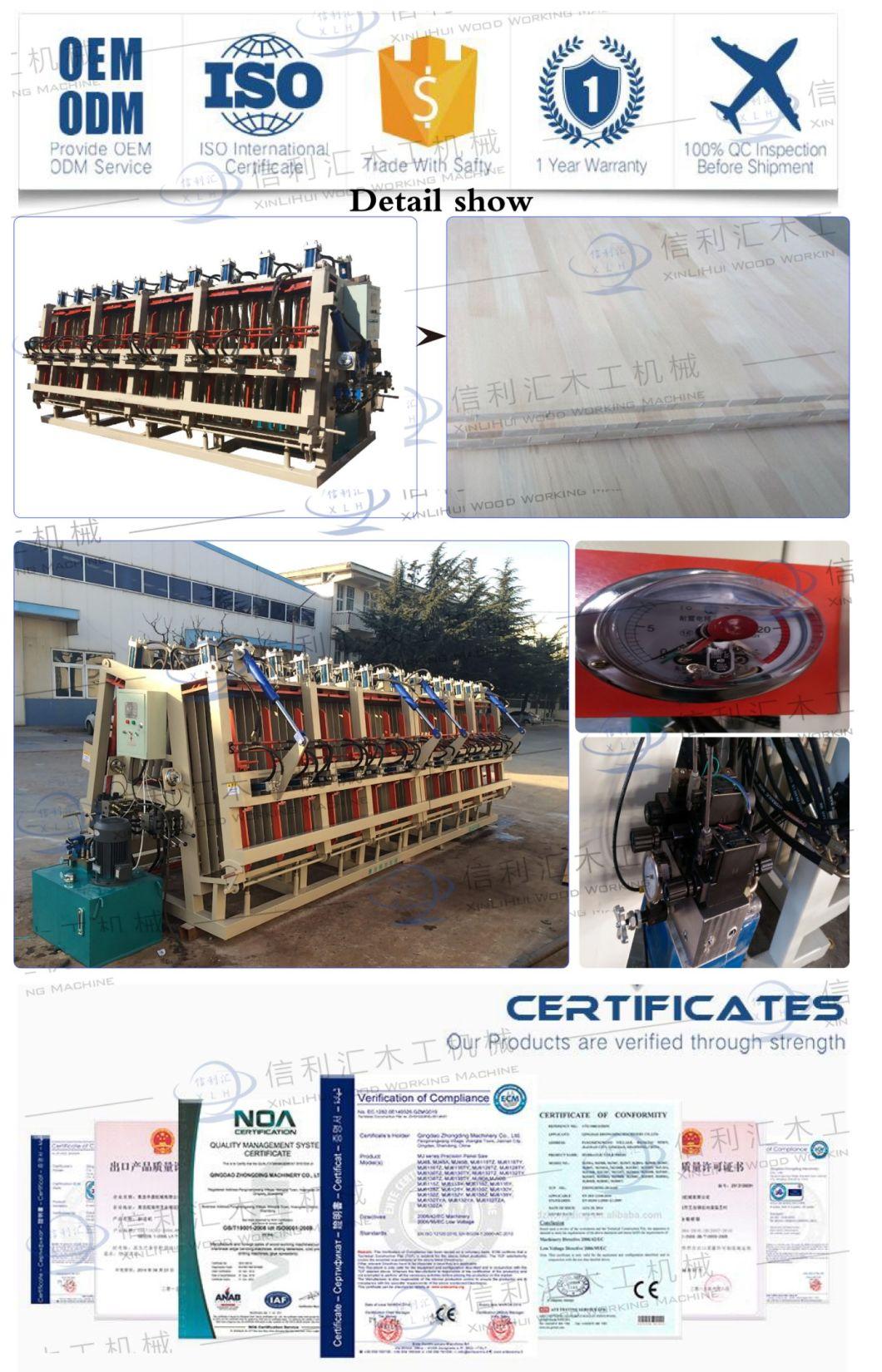 Customized Hipboard Jointing Machine/ Artificial Board Joining Machine with Ce/ Wood Core Veneer Jointer