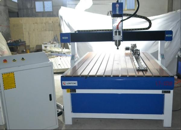 Low Price 1212 1218 Wood CNC Router 4 Axis Engraving Milling Machine for Copper/Plastic