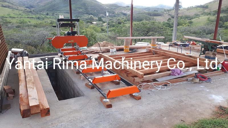 Mobile Portable Gasoline / Electrical Bandsaw Sawmill