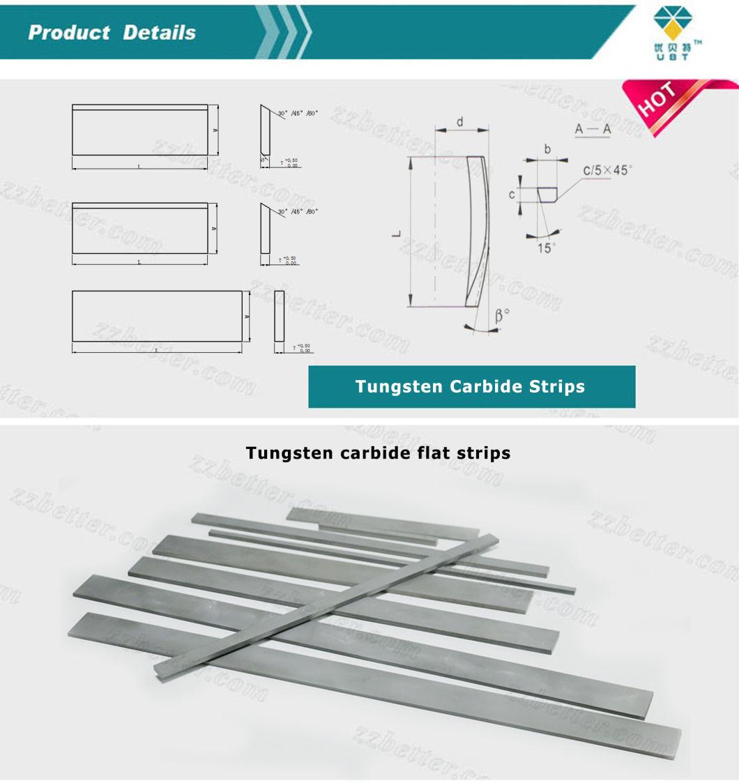 Tungsten Carbide Flat Strips for Woodworking