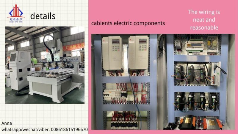 1325 CNC Woodworking Embossing Machine Floor Heating Module Engraving Machine Electric Board Cutting Milling Slot Punching Machinery Factory Supply