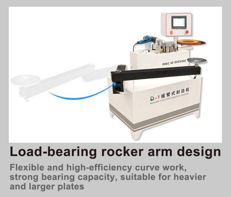 Semi Automatic Edge Banding Machine with Gluing Edge Bander