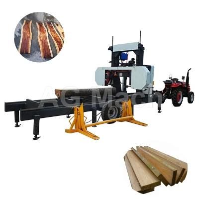 Wood Logs Cutting Saw Machine Mobile Bandsaw Sawmill