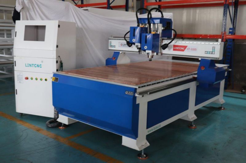 Woodworking Machinery Cutting Engraving Milling Machine CNC Router 1325 2030 with 4 Axis Rotary for Aluminum Wood MDF Furniture Working Cabinet Production Lines