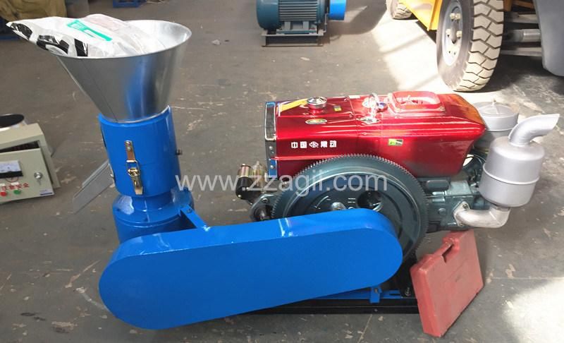 Small Farm Use Diesel Engine Sawdust Pellet Press for Sale