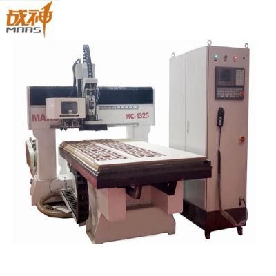 High Power Vacuum Pump and 4 Axis Movable Working Table CNC Woodworking Machine