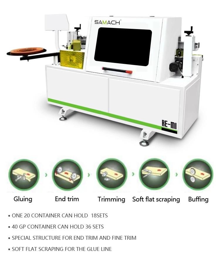 Edge Banding Machinery with Double Trimming Function