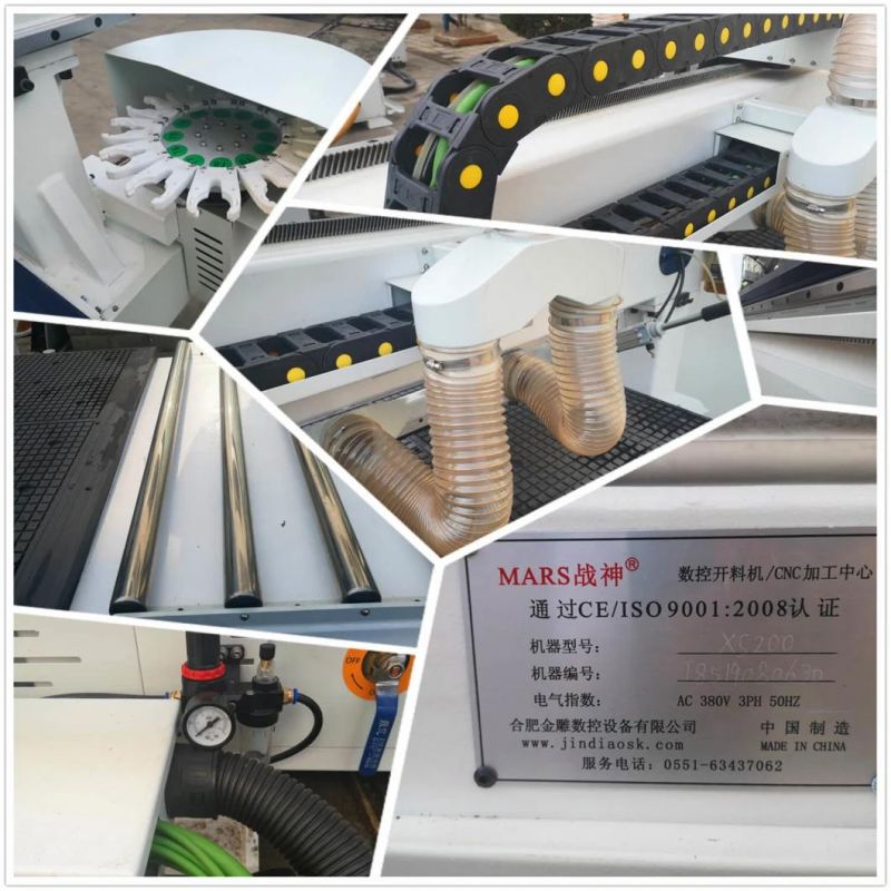 Woodworking Cabinet Processing CNC Machine with Tracking Tools Change